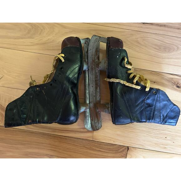 Men's VtG Antique Black-Mahogany Ice Skates size 6 - Picture 5 of 6